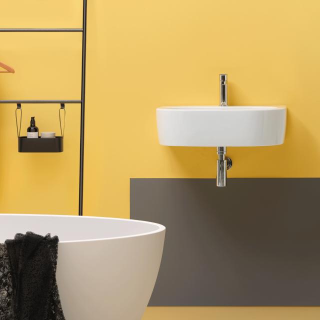 Flo 60 porcelænshåndvask, Hvid