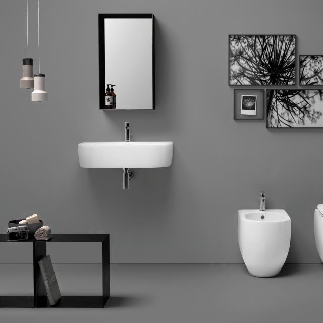 Flo 60 porcelænshåndvask, Hvid