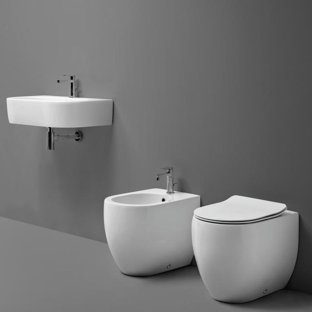 Flo 60 porcelænshåndvask, Hvid