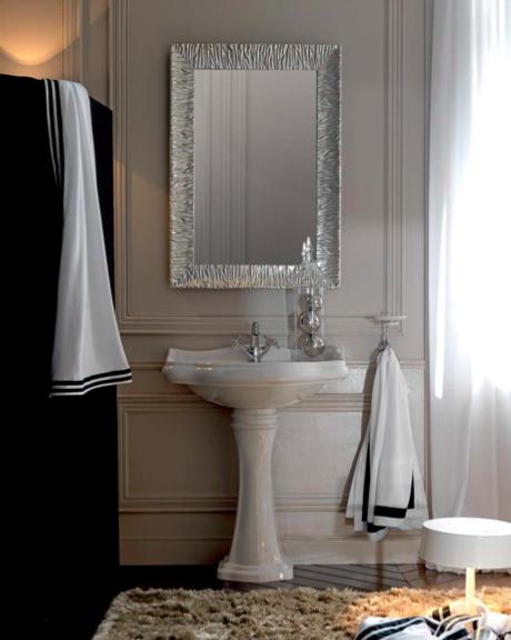 Retro 69 Porcelænshåndvask m/piedestal, Hvid