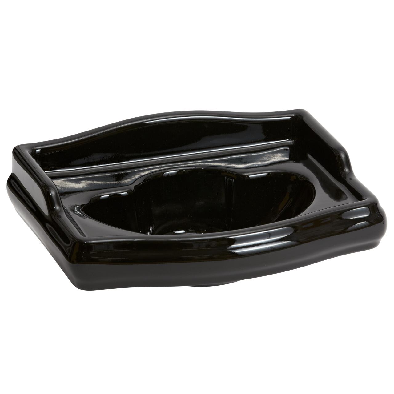 Retro 41 porcelænshåndvask, Blank sort