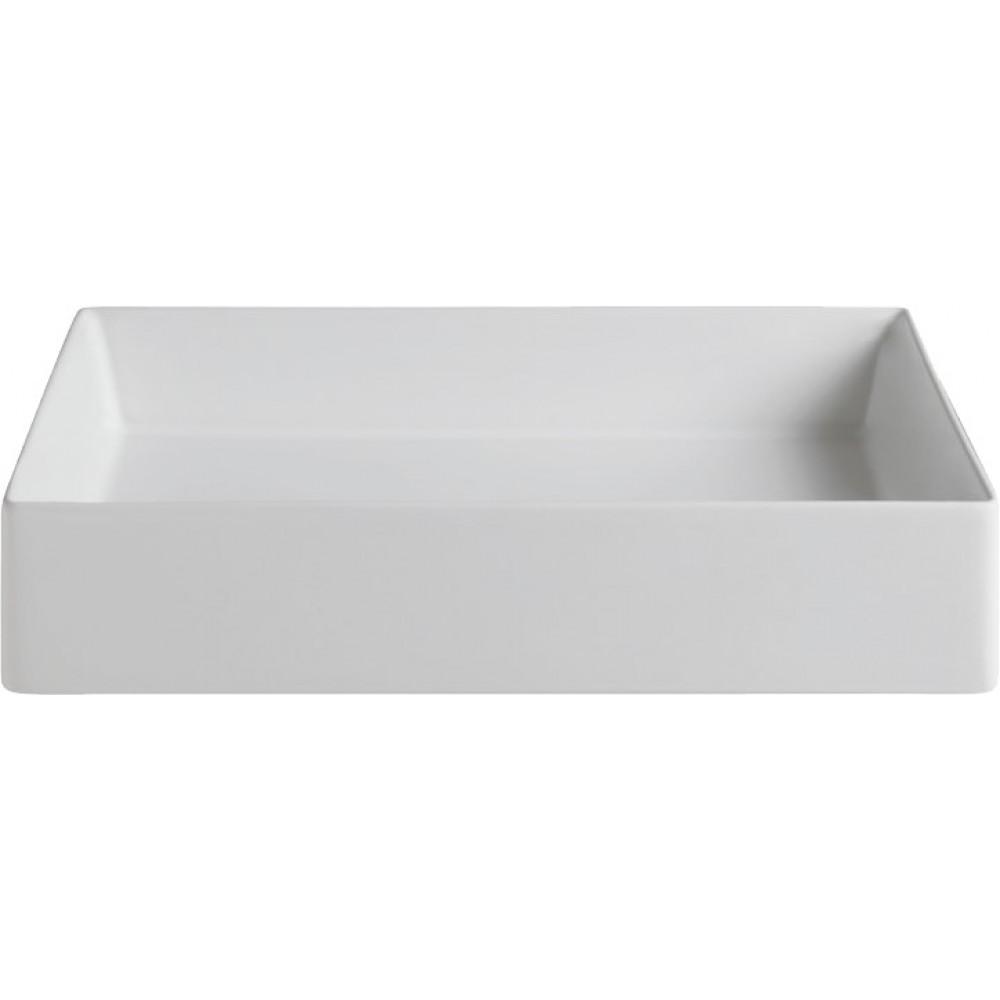 Scalino 38x55 porcelænshåndvask, Mathvid