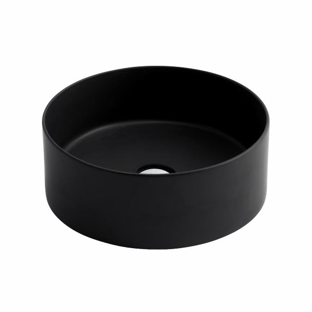 Mate slim Ø40 porcelænshåndvask, Matsort