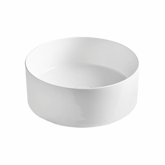 Mate slim Ø40 porcelænshåndvask, Hvid