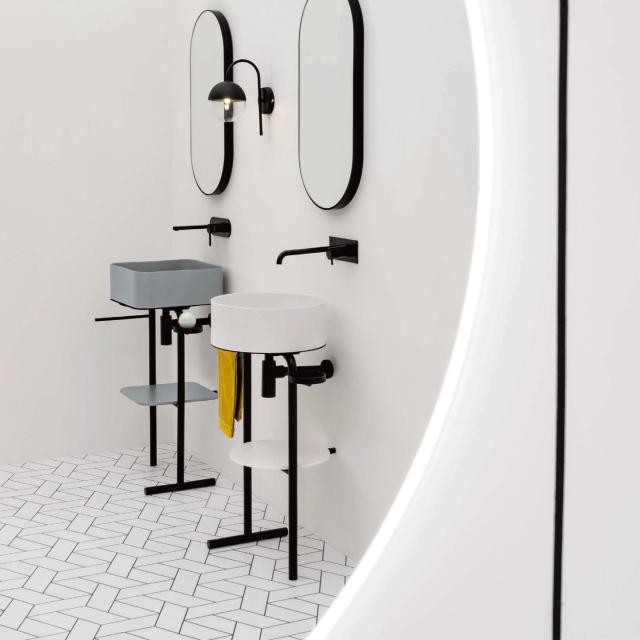 Mate slim Ø40 porcelænshåndvask, Hvid