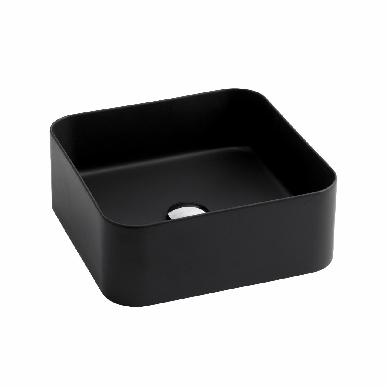 Mate slim 40x40 porcelænshåndvask, Matsort