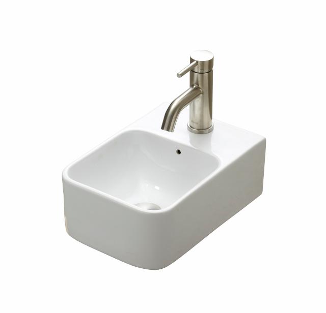 Lavabo 1025 porcelænshåndvask, Hvid