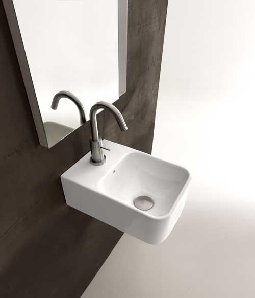 Lavabo 1025 porcelænshåndvask, Hvid