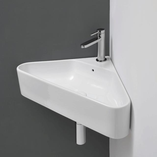 Lavabo Corner porcelænshåndvask, Hvid