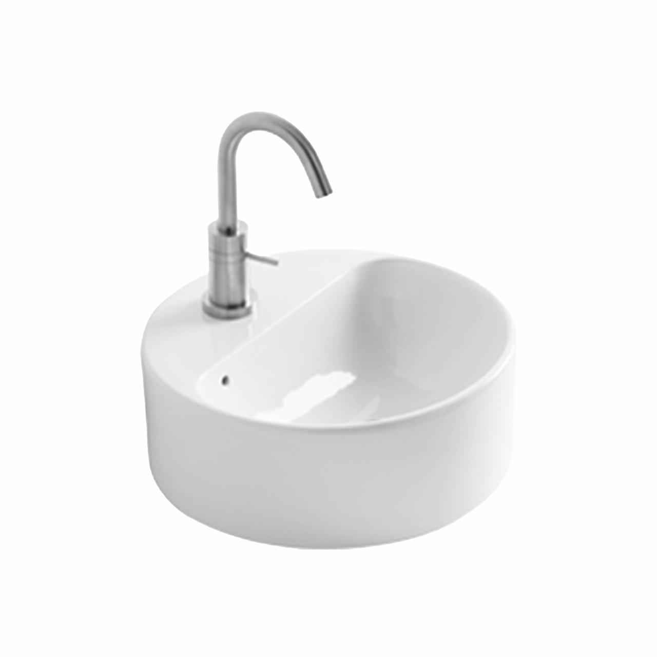 Lavabo Rondo 1035 porcelænshåndvask, Hvid