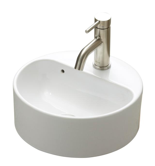 Axa Rondo 1035 Normal porcelænshåndvask, Hvid