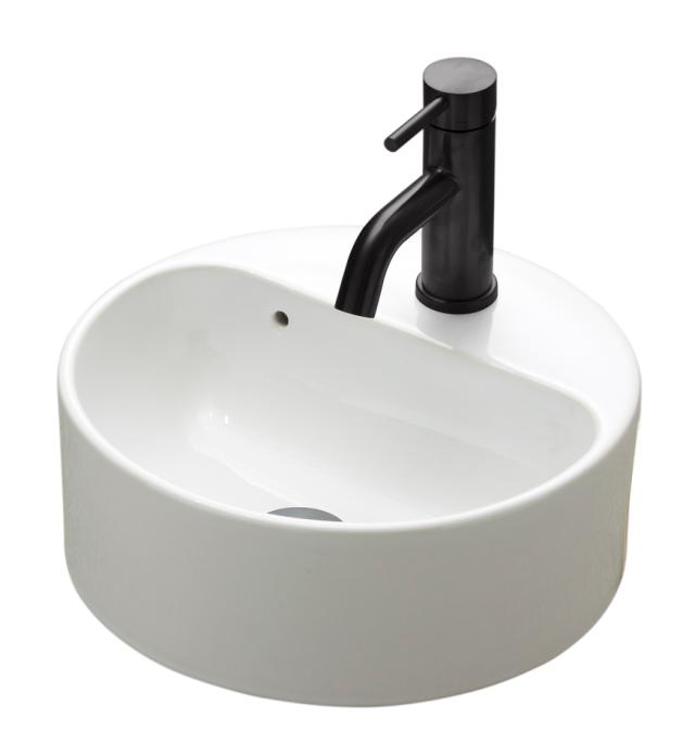Axa Rondo 1035 Normal porcelænshåndvask, Hvid
