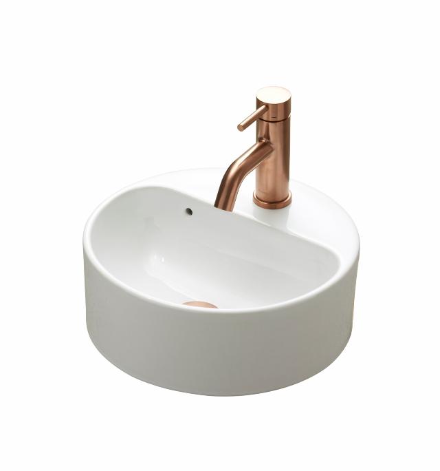 Lavabo Rondo 1035 porcelænshåndvask, Hvid
