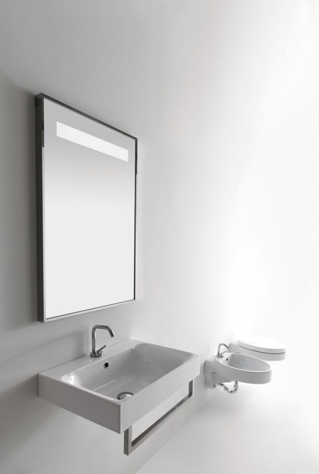 Cento 60 porcelænshåndvask, Hvid