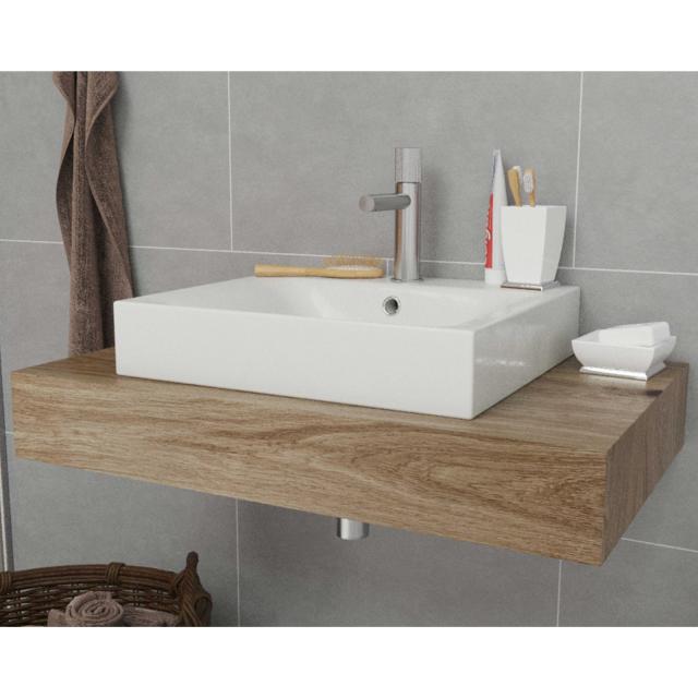 Cento 60 porcelænshåndvask, Hvid