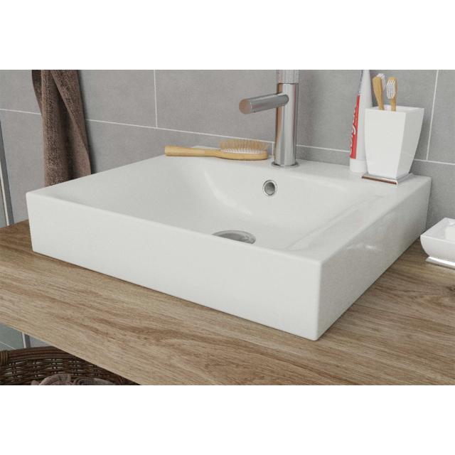 Cento 60 porcelænshåndvask, Hvid