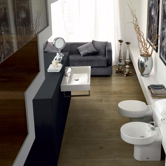 Cento 120 porcelænshåndvask, Hvid