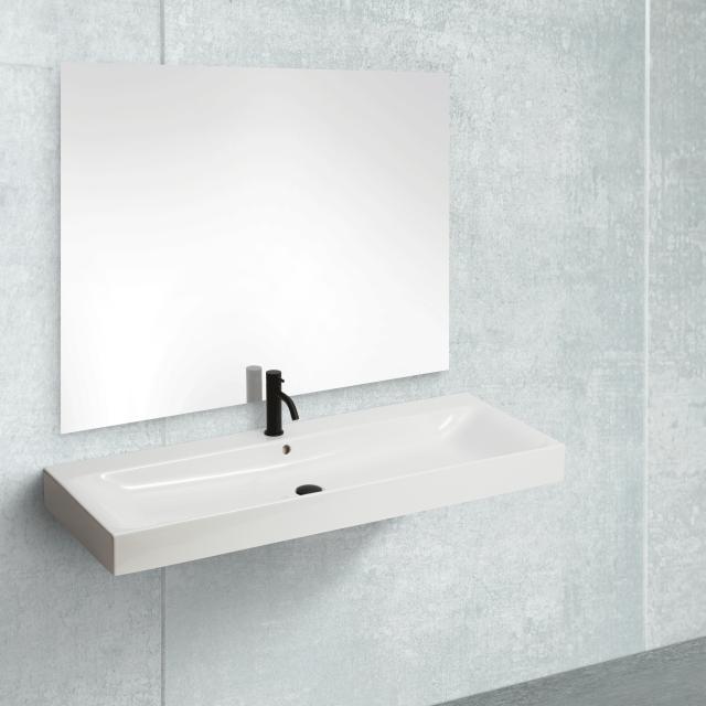 Cento 120 porcelænshåndvask, Hvid