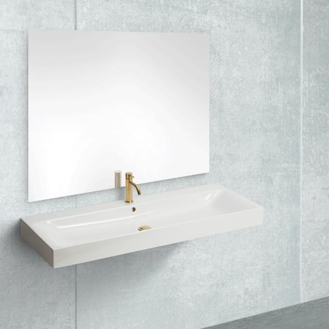 Cento 120 porcelænshåndvask, Hvid