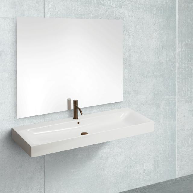 Cento 120 porcelænshåndvask, Hvid