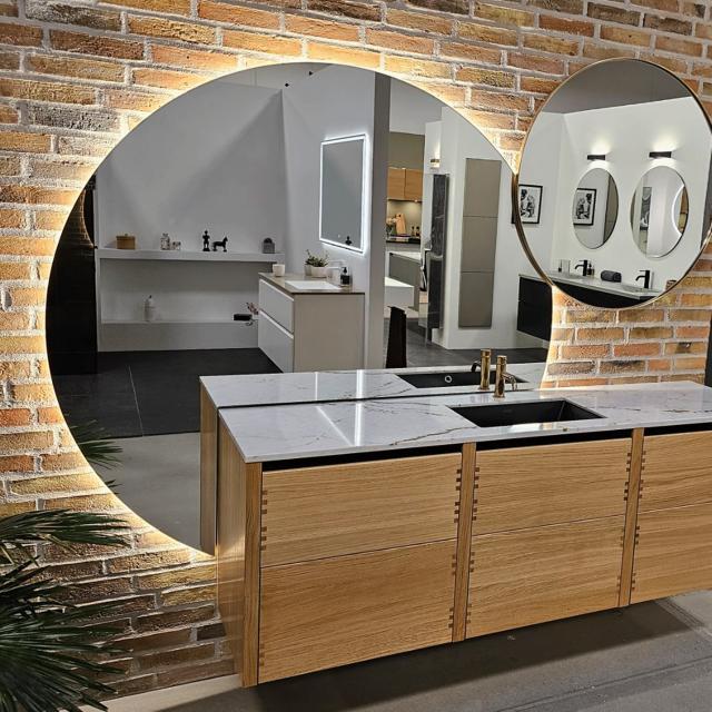 Gino 52U porcelænshåndvask, Matsort