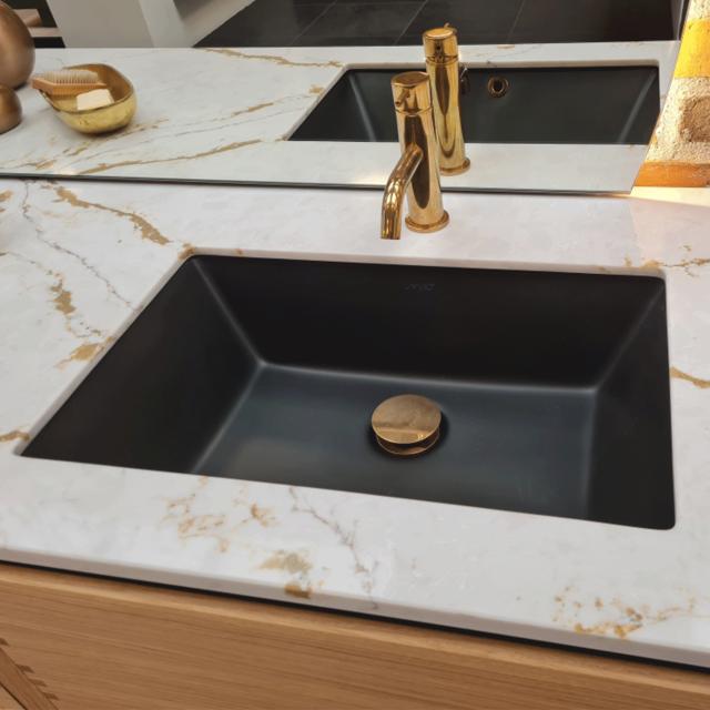 Gino 52U porcelænshåndvask, Matsort