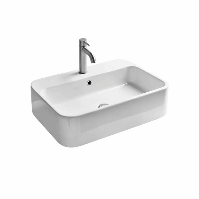 Cosa 60 håndvask m/hanehul, Hvid