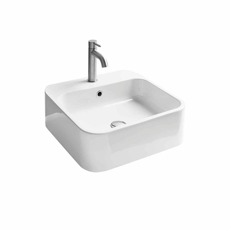 Cosa 48 håndvask m/hanehul, Hvid