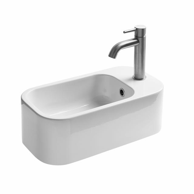 Cosa 25 håndvask m/hanehul, Hvid