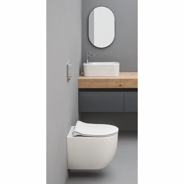 Cosa 25 håndvask m/hanehul, Hvid