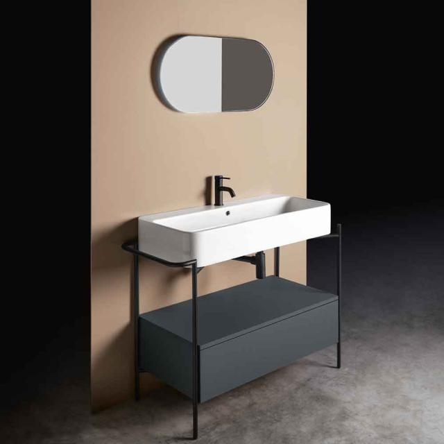 Cosa 100 håndvask m/hanehul, Hvid