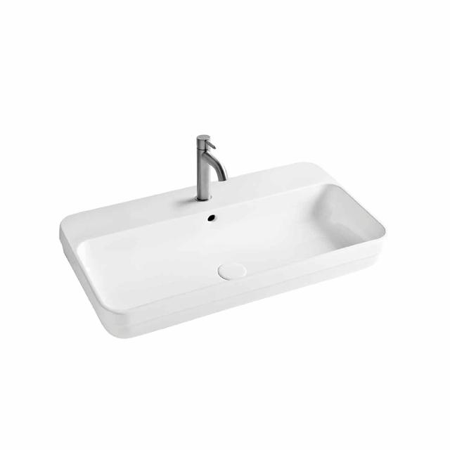 Legacy 100 håndvask m/hanehul, Hvid