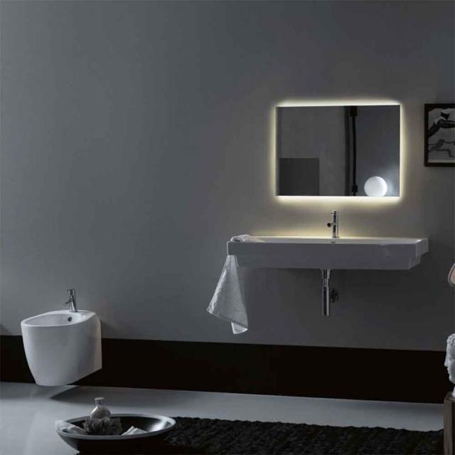 Lavabo 80 håndvask m/hanehul, Hvid