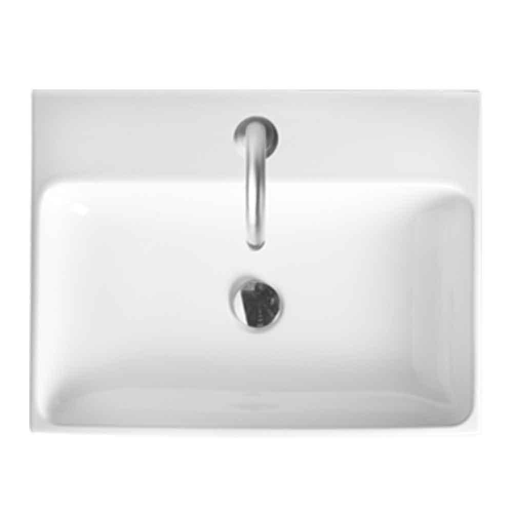 Lavabo 60 håndvask m/hanehul, Hvid