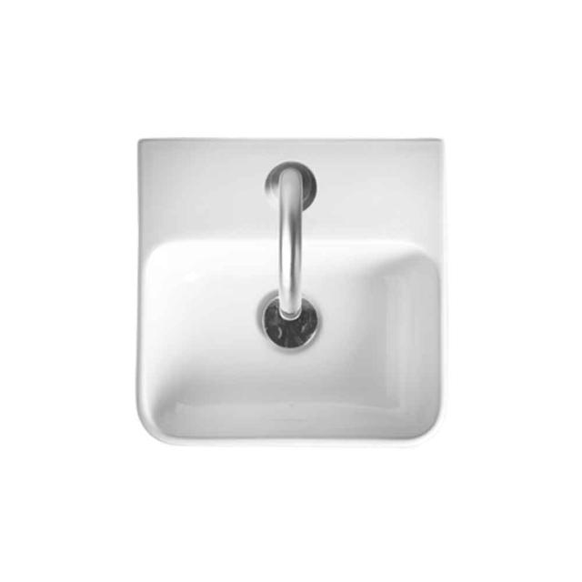 Lavabo 35 semi-indb. håndvask m/hanehul, Hvid