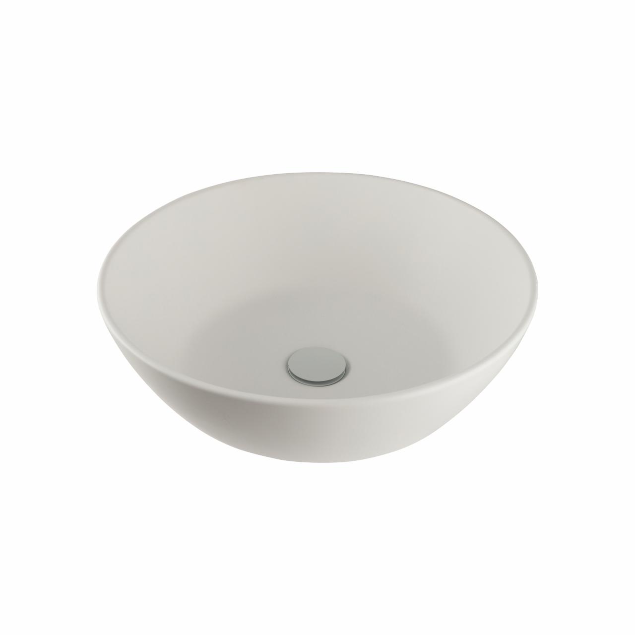 Solid Surface Ø45 håndvask, Hvid