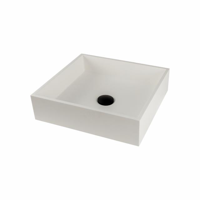 Solid Surface 40 håndvask, Hvid