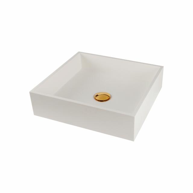 Solid Surface 40 håndvask, Hvid