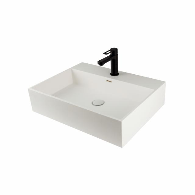Solid Surface 60 håndvask, Hvid