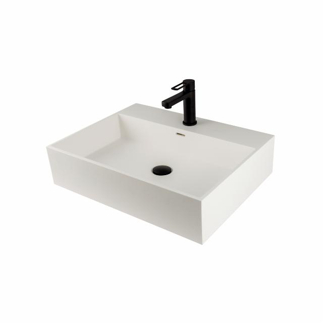 Solid Surface 60 håndvask, Hvid