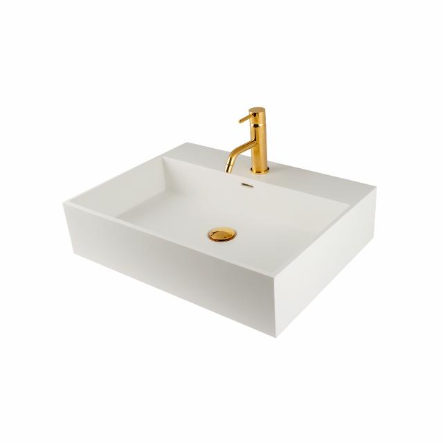 Solid Surface 60 håndvask, Hvid