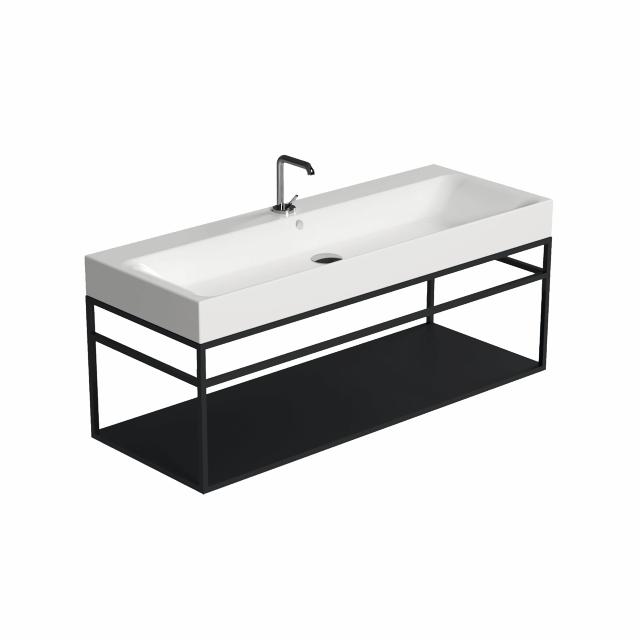 Væghængt stativ til Cento vaske 120x45, Matsort