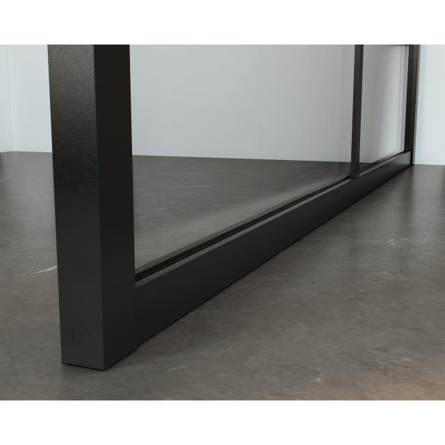 Walk In glasbrusevæg 100x200, Matsort