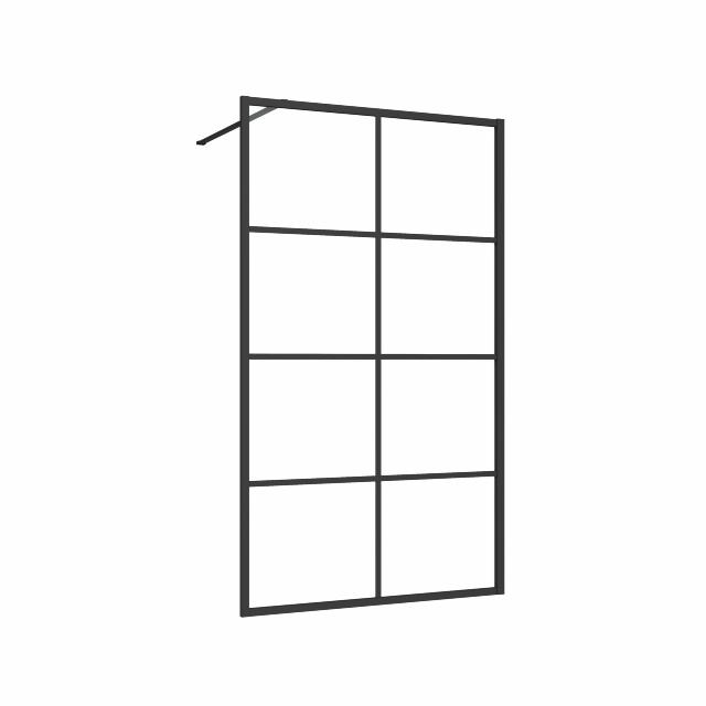 Walk In glasbrusevæg 120x200, Matsort