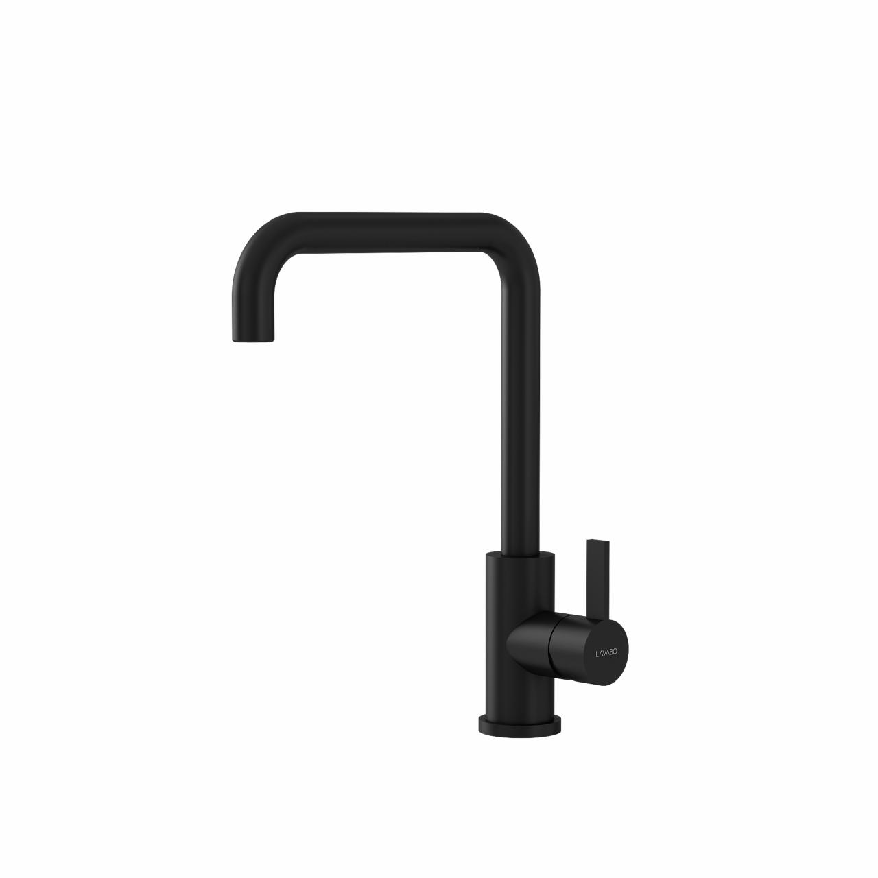 Kubus 140 RS Square køkkenarmatur, PVD Matsort