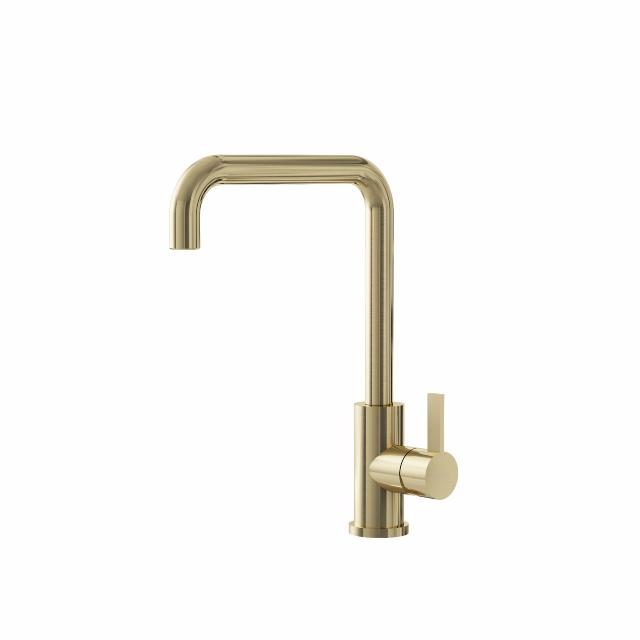 Kubus 140 RS Square køkkenarmatur, PVD Messing