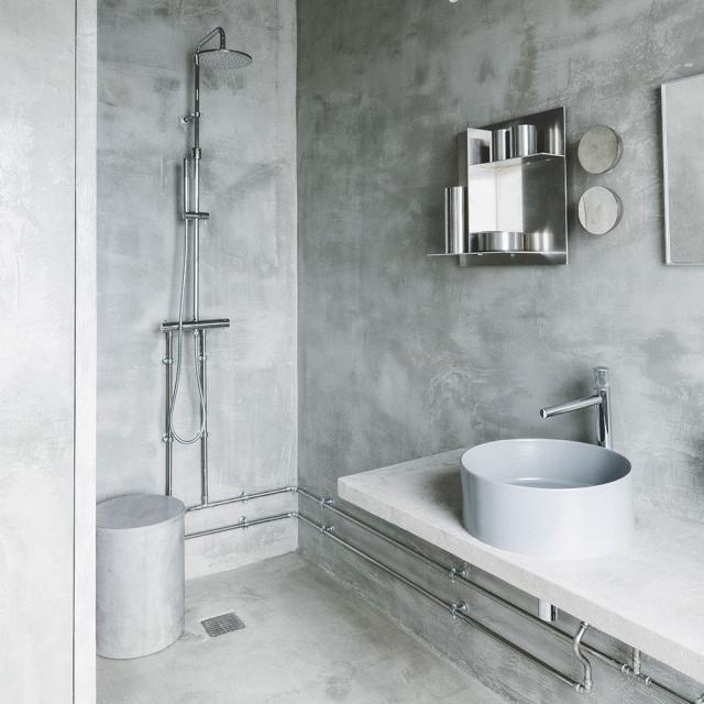 Mira 030 håndvaskarmatur høj model, Krom