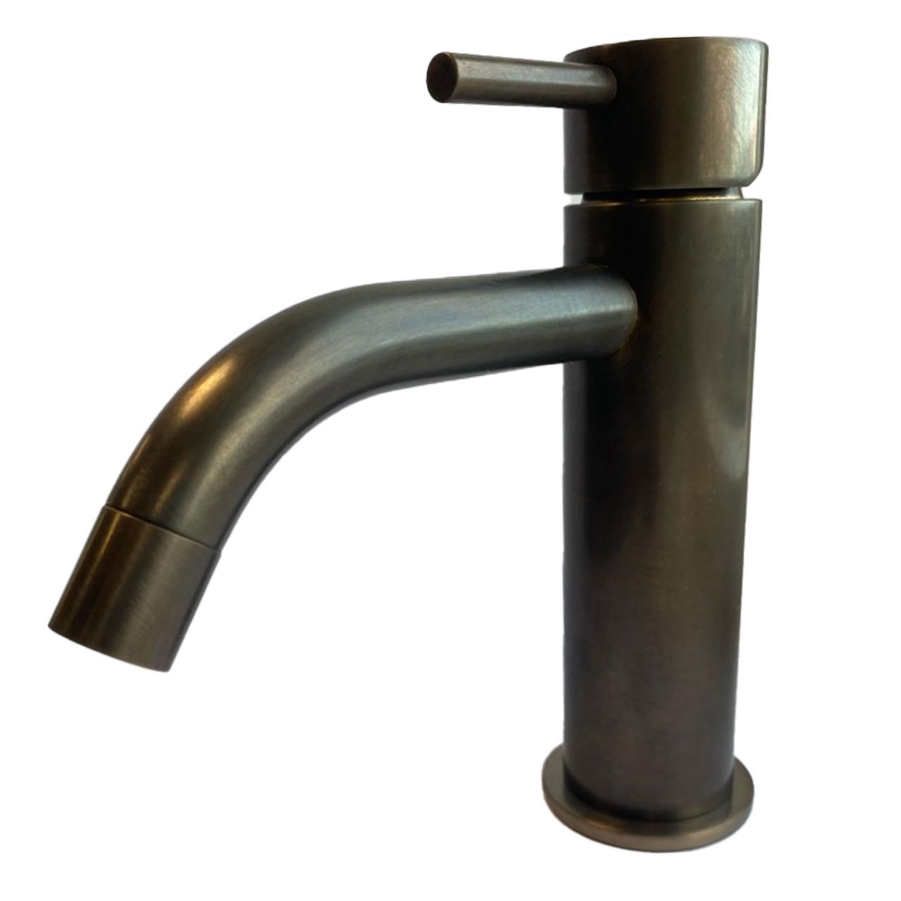 Lavabo Mira 040 håndvaskarmatur, Bruneret massiv messing