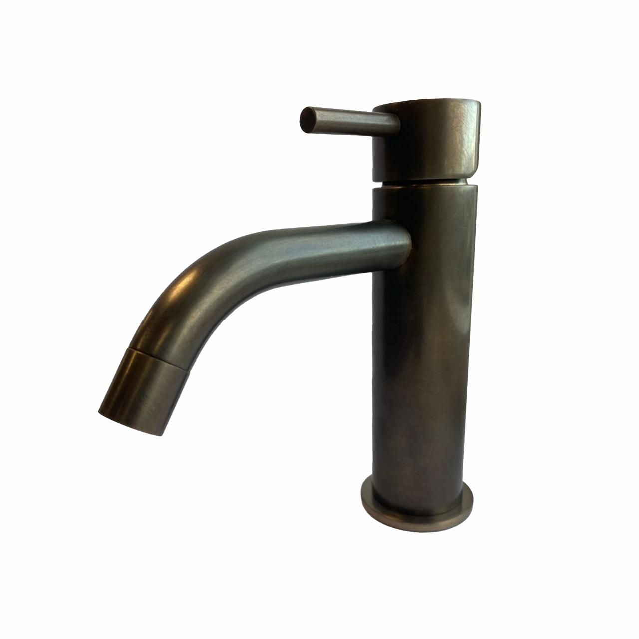 Mira 040 håndvaskarmatur, Bruneret massiv messing