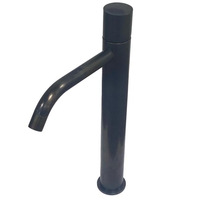 Lavabo Mira 070 håndvaskarmatur høj model, Bruneret massiv messing